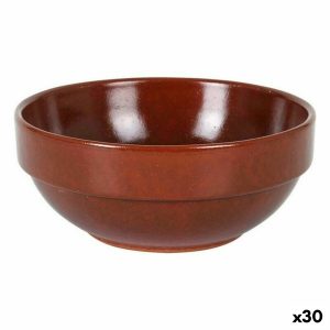 Miska Azofra Stohovateľné Gaštanová 13,3 x 5,5 cm (30 kusov) (13,3 x 5,5 cm)