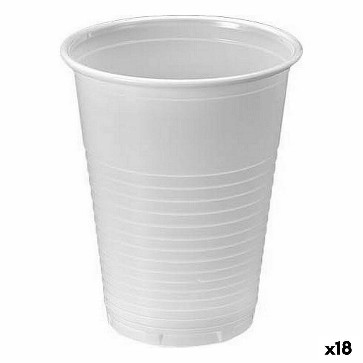 Sada znovu použiteľných pohárov Algon Biela 50 Kusy 200 ml (18 kusov)