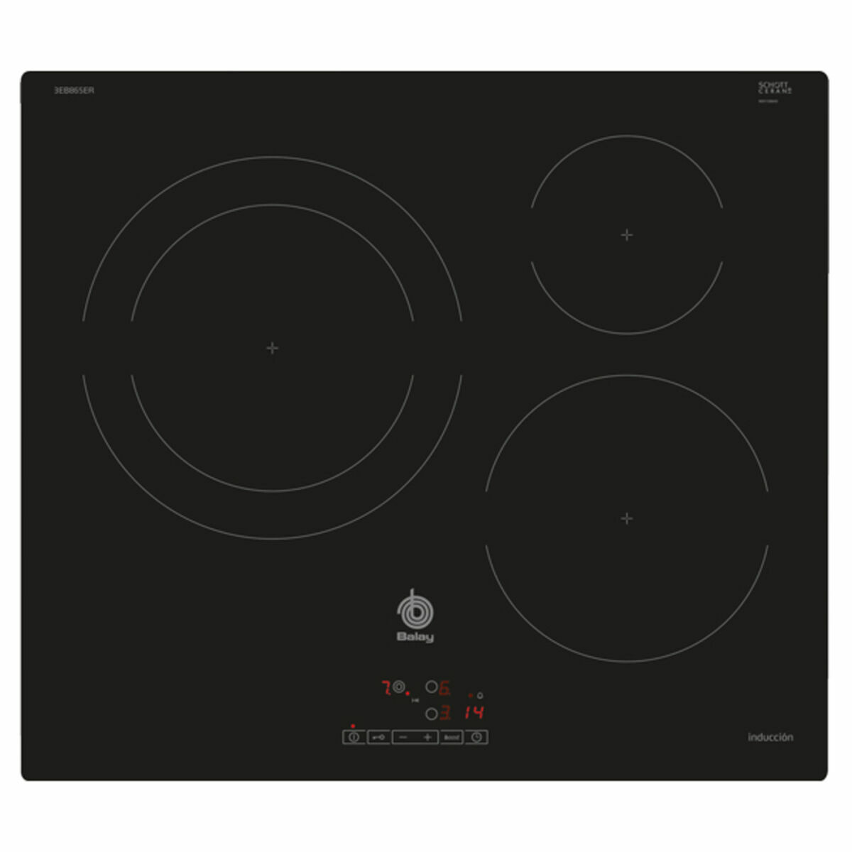 Indukčná Platnička Balay 3EB865ERS 60 cm 60 cm