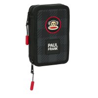 Školský peračník s náplňou Paul Frank Campers Čierna 12.5 x 19.5 x 4 cm (28 Kusy)