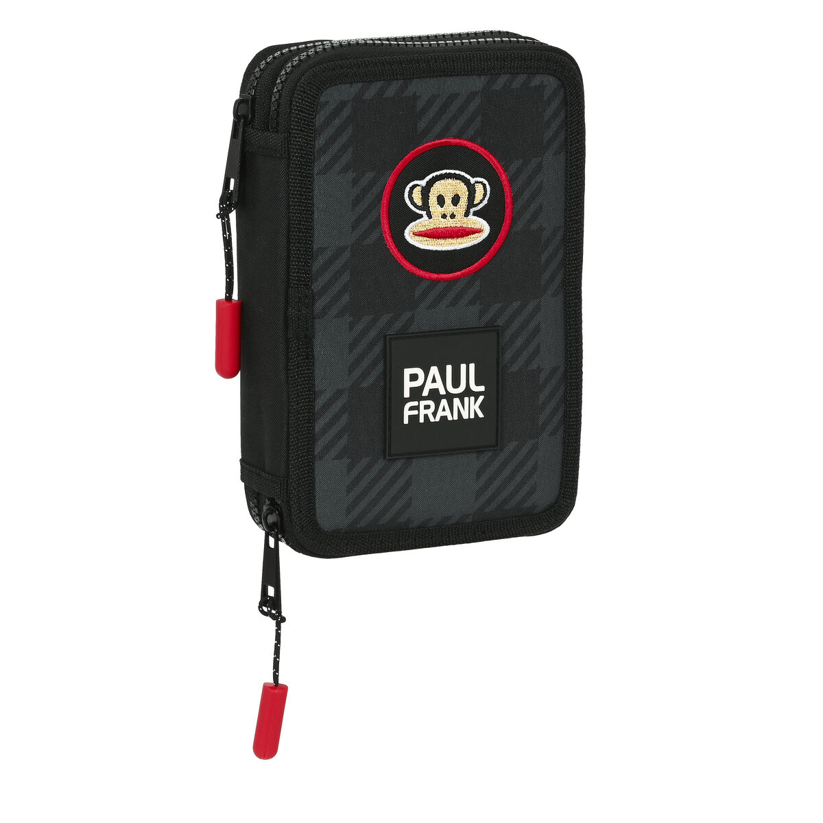 Školský peračník s náplňou Paul Frank Campers Čierna 12.5 x 19.5 x 4 cm (28 Kusy)