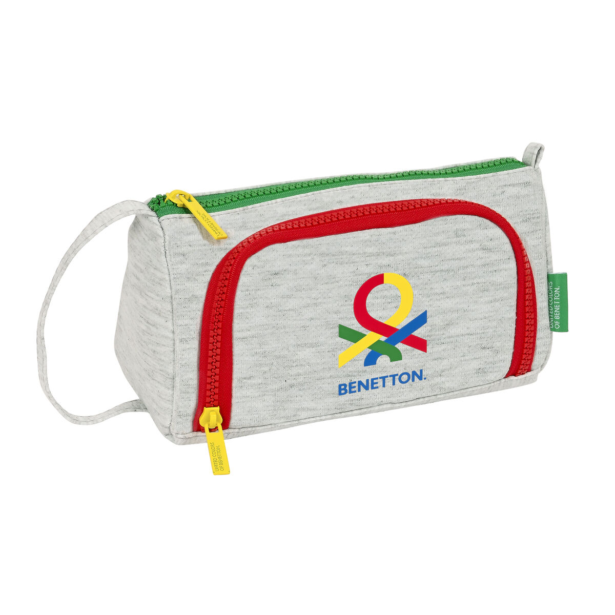 Školský peračník s náplňou Benetton Pop Sivá 20 x 11 x 8.5 cm (32 Kusy)