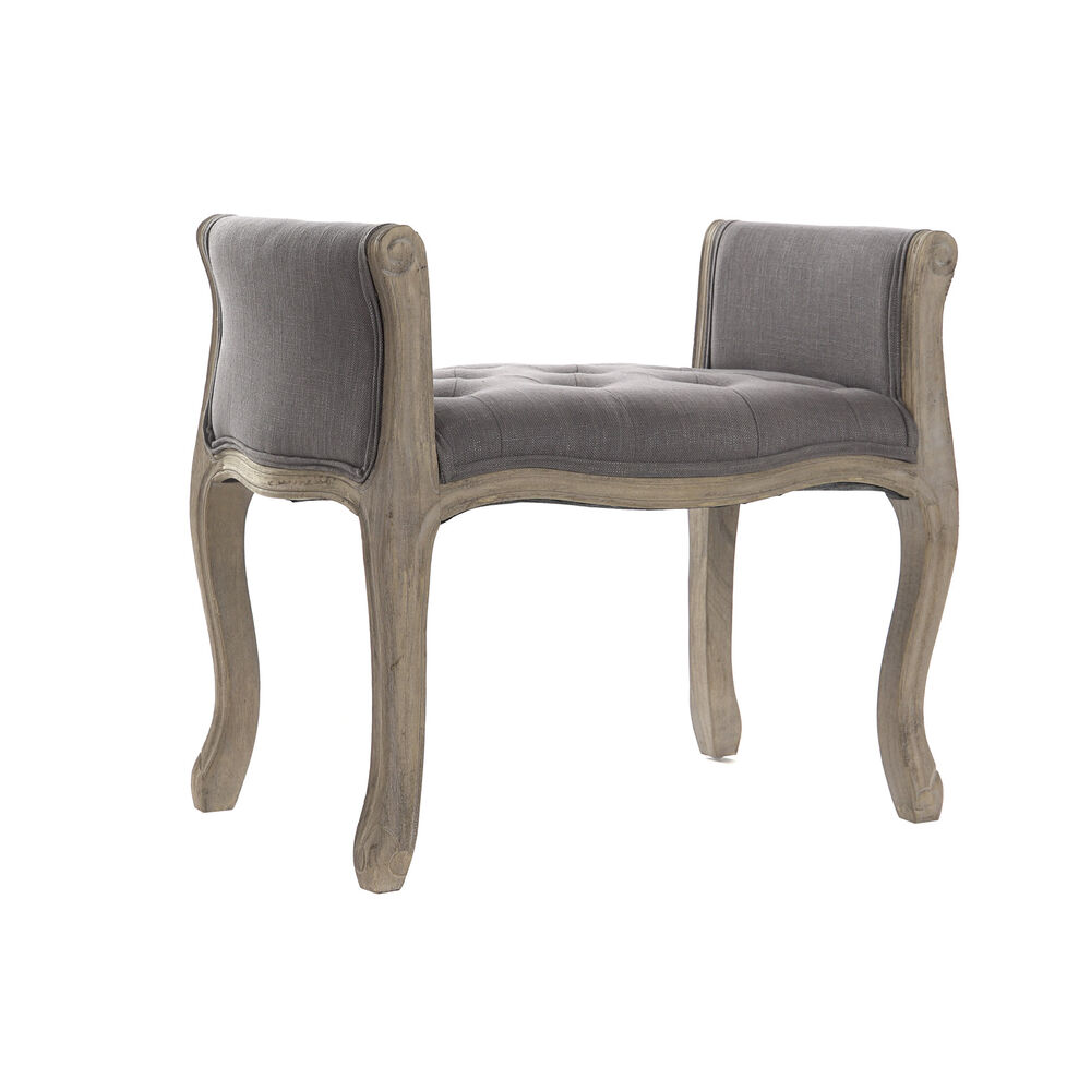 Stolička DKD Home Decor Sivá Prírodná Drevo 65 x 46 x 60 cm