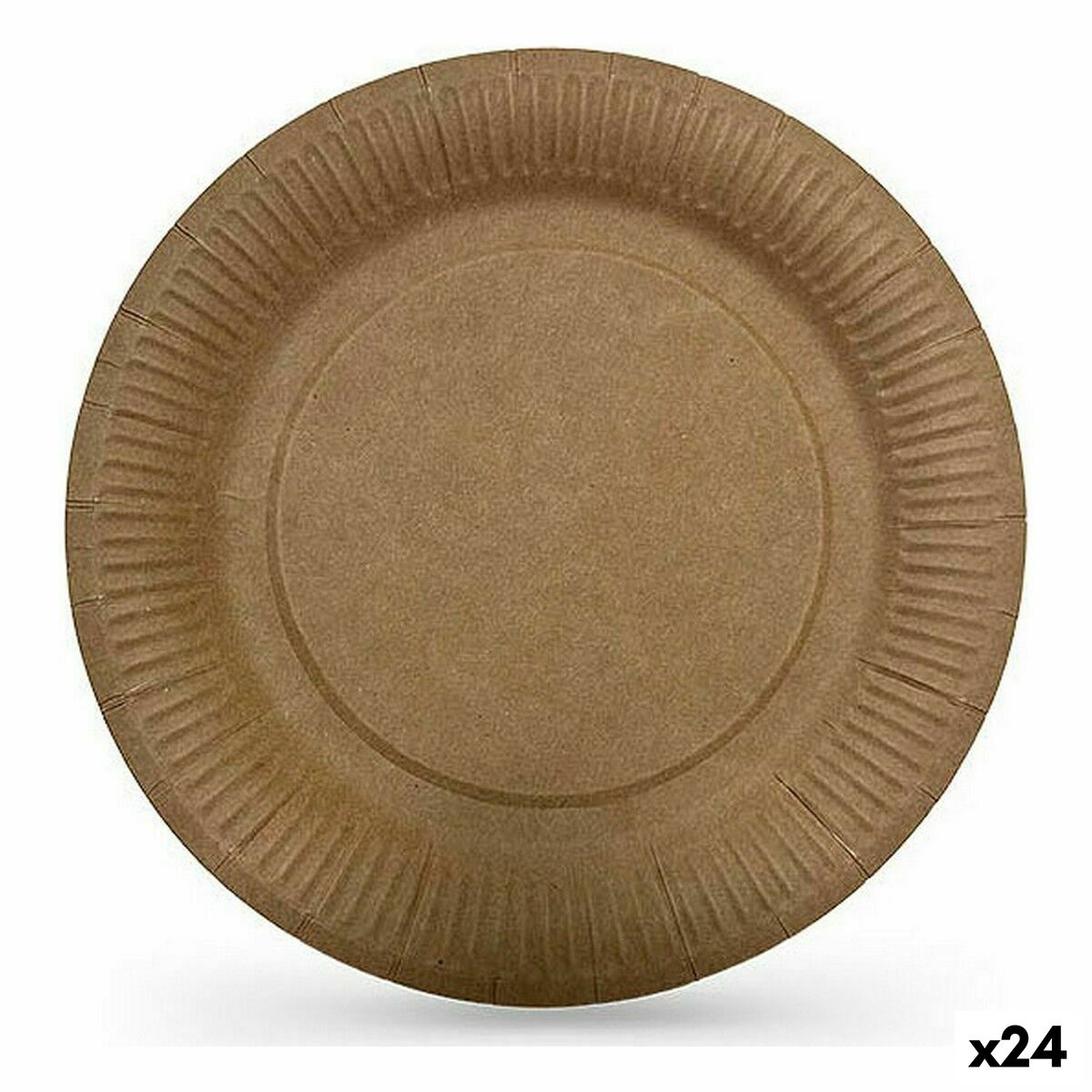 Sada tanierov Algon Jednorázový; nevratný Kraft papier 10 Kusy 20 cm (24 kusov)