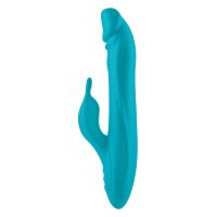 Vibrátor na stimuláciu bodu G FemmeFunn BOOSTER RABBIT XL Modrá