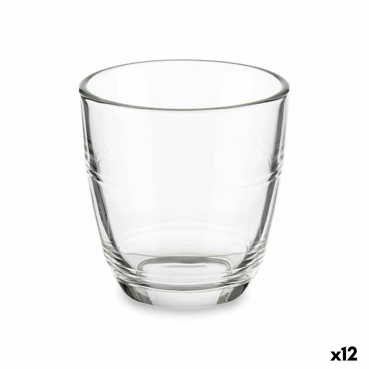 Sada pohárov Transparentná Sklo 90 ml (12 kusov)