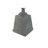 Stolná lampa Home ESPRIT Biela Sivá Živica 35,5 x 35,5 x 79 cm