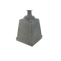 Stolná lampa Home ESPRIT Biela Sivá Živica 35,5 x 35,5 x 79 cm