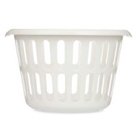 Košík Biela Polypropylén 27 L 40 x 25 x 40 cm (18 kusov)