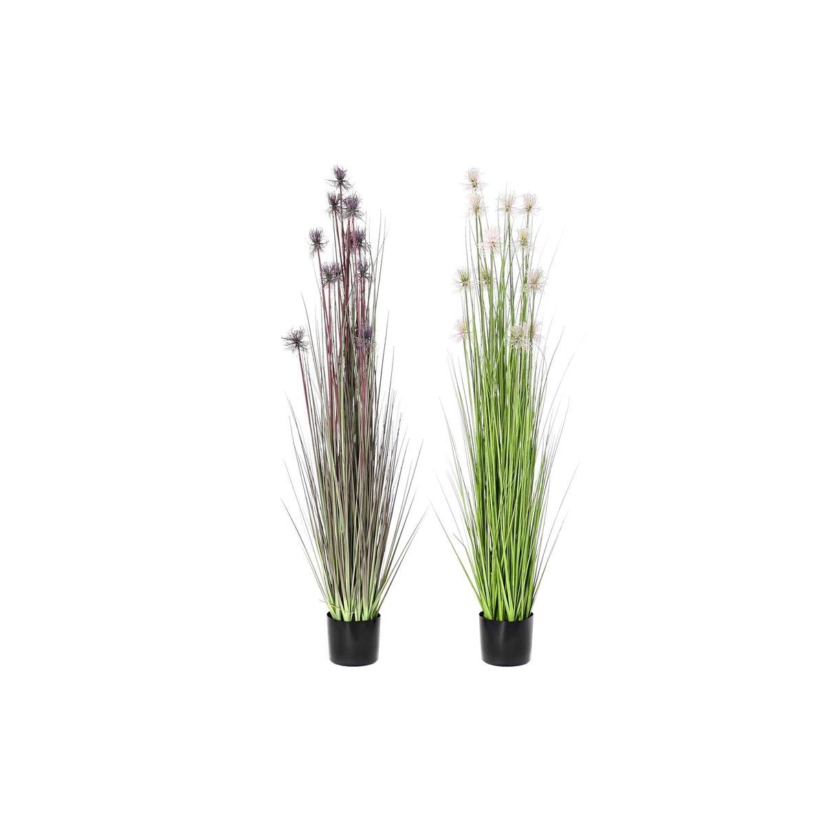 Okrasná rastlina DKD Home Decor 40 x 40 x 150 cm Ružová Fialová Polyetylén PVC (2 kusov)