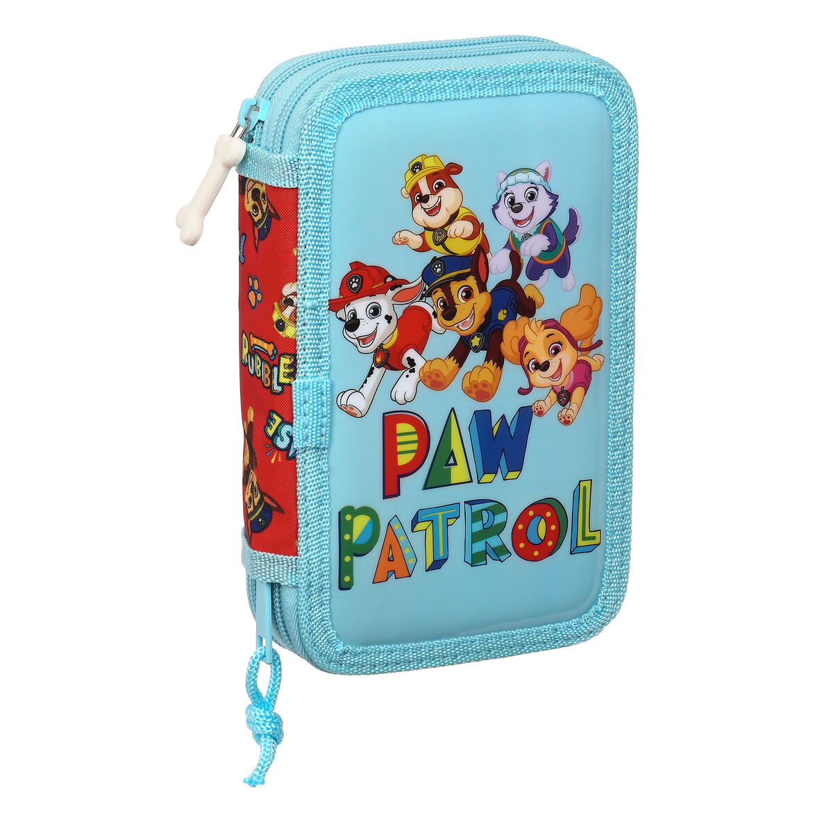 Školský peračník s náplňou The Paw Patrol Funday Modrá Červená 12.5 x 19.5 x 4 cm (28 Kusy)