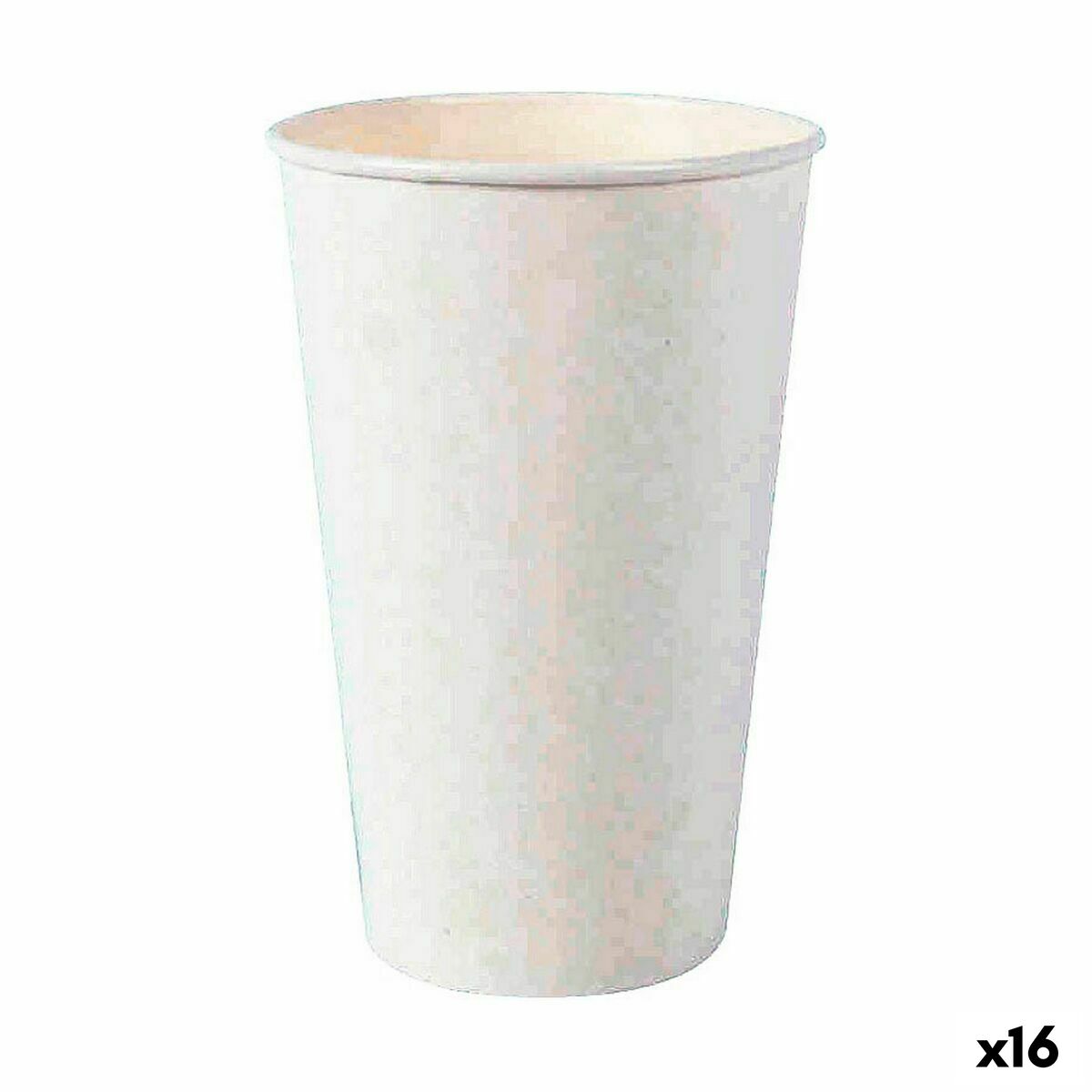 Sada pohárov Algon Jednorázový; nevratný Kartón Biela 15 Kusy 450 ml (16 kusov)