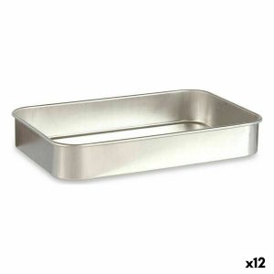 Pekáč Striebristý Aluminium 23,5 x 6 x 36 cm (12 kusov)