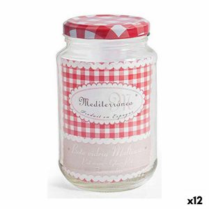 Sklenená nádoba Mediterraneo A-370 Viacúčelové Sklo 370 ml 7,2 x 12 cm (12 kusov)