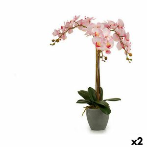 Okrasná rastlina Orchidea Plastické 29 x 78 x 35 cm (2 kusov)
