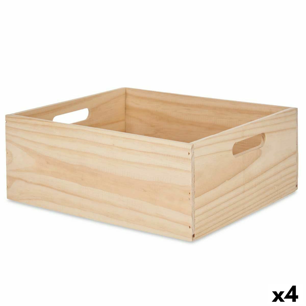 Ozdobná krabica Drevo 31 x 14 x 36 cm (4 kusov)