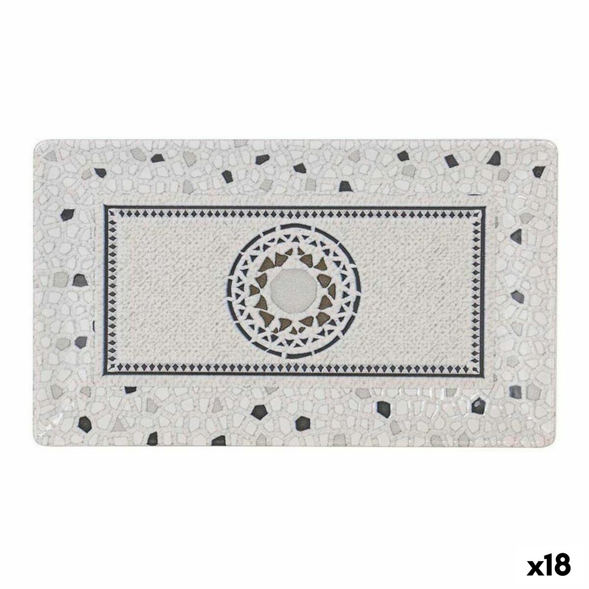 Kuchynská misa La Mediterránea Barroc Obdĺžnikový 25 x 15 x 2 cm (18 kusov)