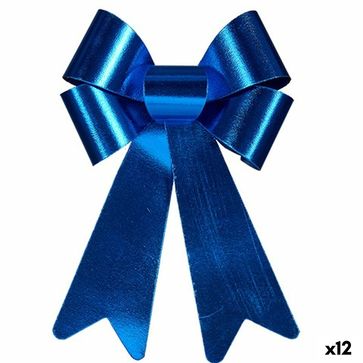Laso Vianočná ozdoba Modrá PVC 24 x 36 x 5 cm (12 kusov)