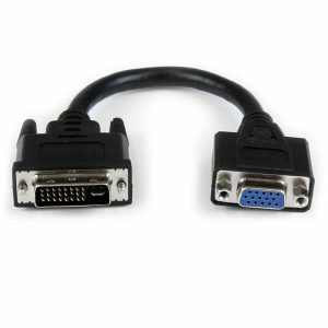Kábel DVI-I na VGA Startech DVIVGAMF8IN          Čierna 0,2 m