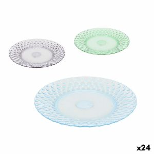 Plochý tanier La Mediterránea Plastické 19 x 19 x 2 cm (24 kusov)