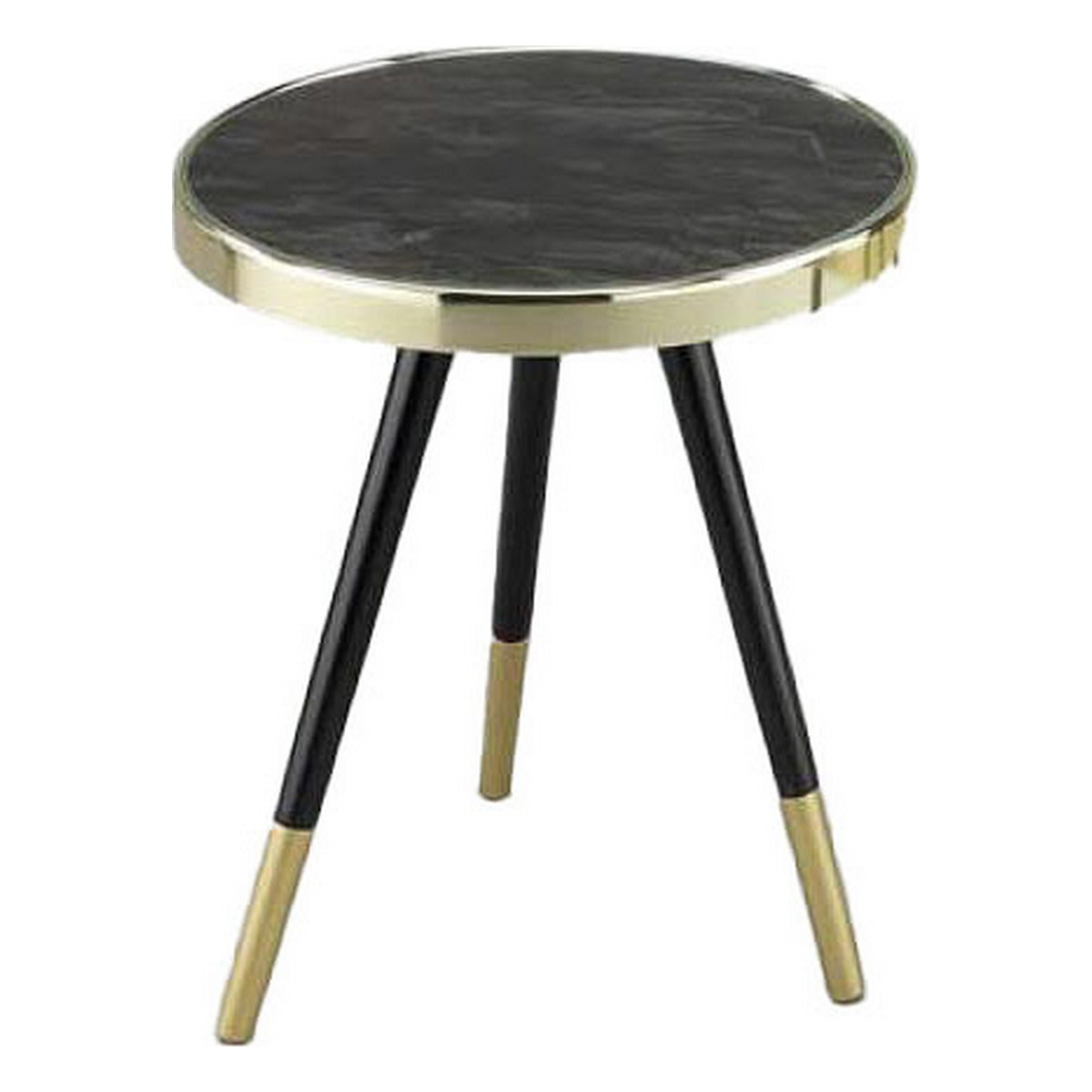 Postranný stolík DKD Home Decor Sklo Oceľ (42,5 x 42,5 x 48 cm)
