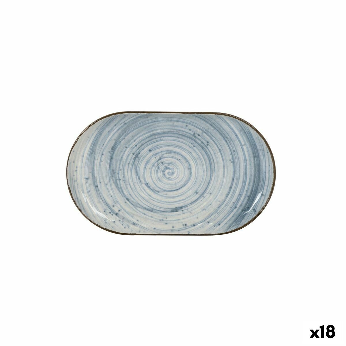 Tácka na chuťovky La Mediterránea Anllo Oválny 25 x 15 x 2,2 cm (18 kusov)