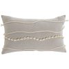Vankúšik Home ESPRIT Biela Béžová Boho 50 x 30 cm