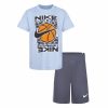 Detská športová súprava Nike Df Icon Sivá Viacfarebná 2 Kusy