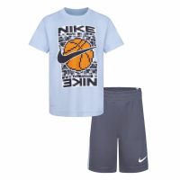 Detská športová súprava Nike Df Icon Sivá Viacfarebná 2 Kusy