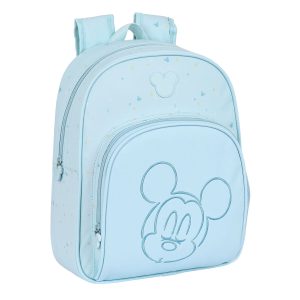 Školský batoh Mickey Mouse Clubhouse Baby Svetlá modrá (28 x 34 x 10 cm)