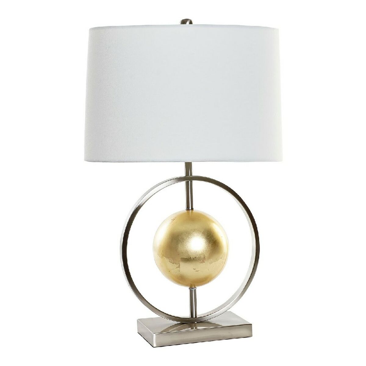 Stolná lampa DKD Home Decor 8424001806843 Biela Zlatá Striebristý Kov 60 W 220 V 40 x 22 x 64 cm