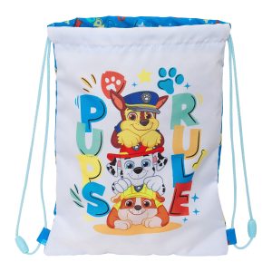 Batoh so šnúrkami The Paw Patrol Pups rule Modrá 26 x 34 x 1 cm