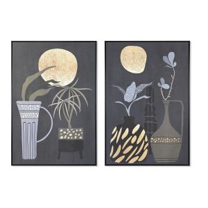 Maľba DKD Home Decor 83 x 4,5 x 123 cm Váza Koloniálny štýl (2 kusov)
