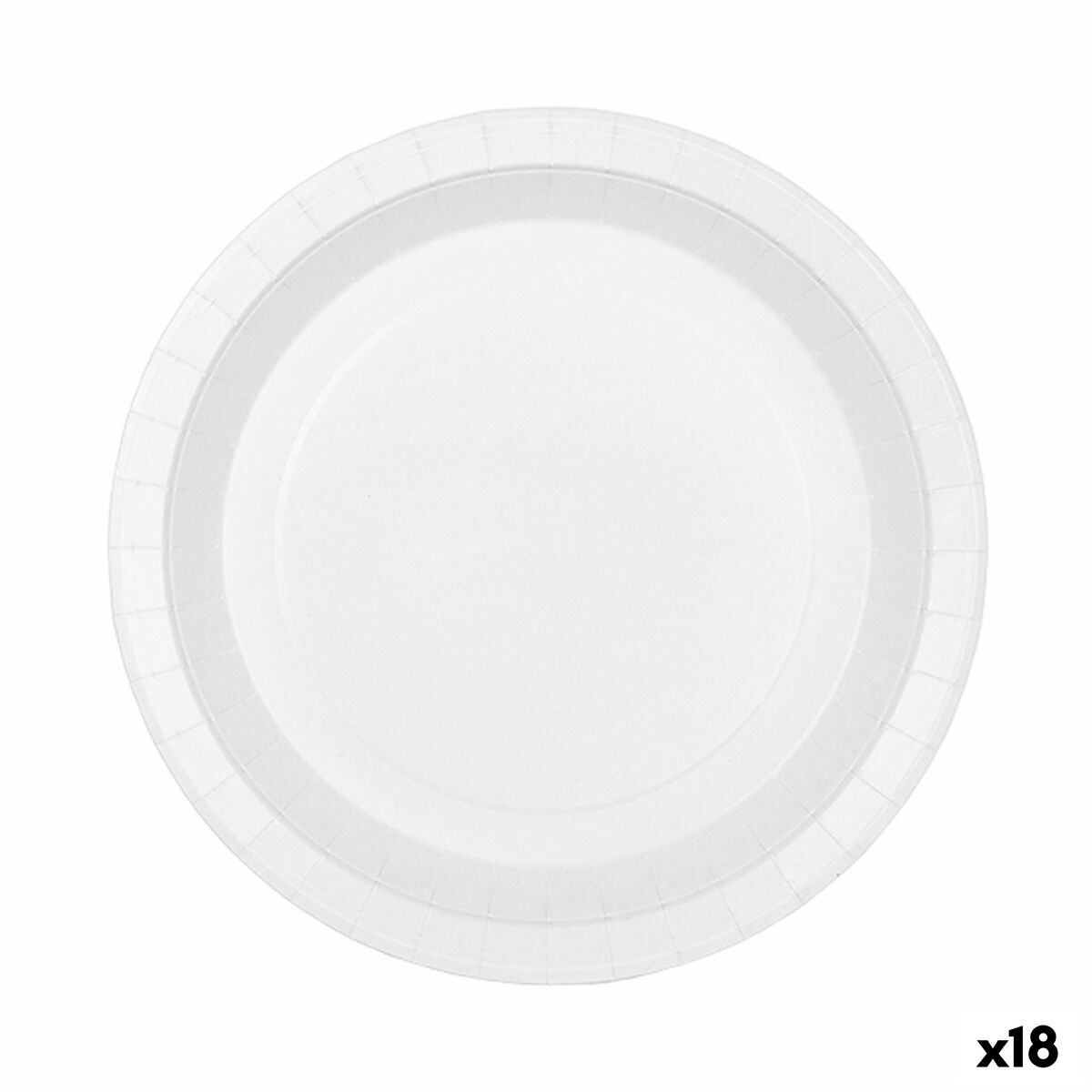 Sada tanierov Algon Jednorázový; nevratný Kartón Biela 20 Kusy 17 cm (18 kusov)
