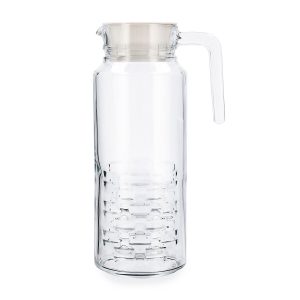 Pohár s Viečkom a Dávkovač Luminarc Cheqs Transparentná Sklo 1,3 L