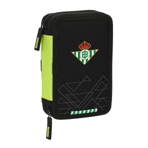 Dvojitý peračník PLUMIER Real Betis Balompié Čierna Lime 12.5 x 19.5 x 4 cm (28 Kusy)