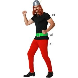 Kostým pre dospelých Červená Viking