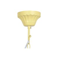 Stropné svetlo DKD Home Decor Kov Gaštanová Žltá 40 W Drevo MDF (40 x 40 x 60 cm)