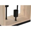 Stolná lampa Home ESPRIT Gaštanová Čierna Prírodná Drevo Železo Borovica 50 W 220 V 30 x 16 x 50 cm
