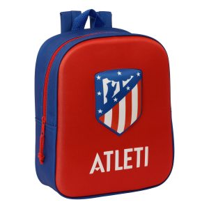 Školský batoh Atlético Madrid Červená 22 x 27 x 10 cm 3D