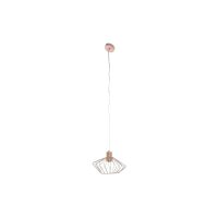 Stropné svetlo DKD Home Decor 34 x 34 x 21 cm Striebristý Čierna Sivá Ružová Kov Biela 50 W 60 W Borovica