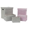 Súprava košíkov DKD Home Decor Polypropylén (42 x 33 x 50 cm) (5 pcs)