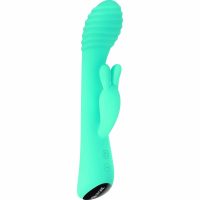 Vibrátor na stimuláciu bodu G Evolved Bunny Modrá