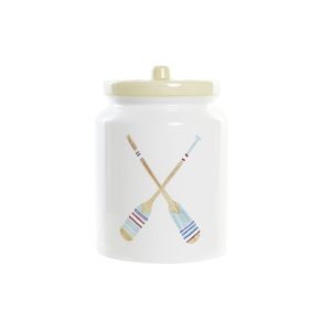 Loď DKD Home Decor Veslá 4 Kusy Dolomite 15 x 15 x 22 cm
