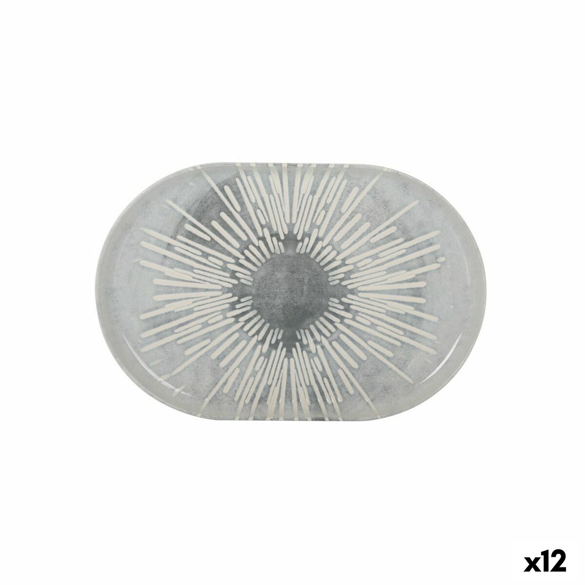 Tácka na chuťovky La Mediterránea Ivar Oválny 30 x 20 x 2,5 cm (12 kusov)