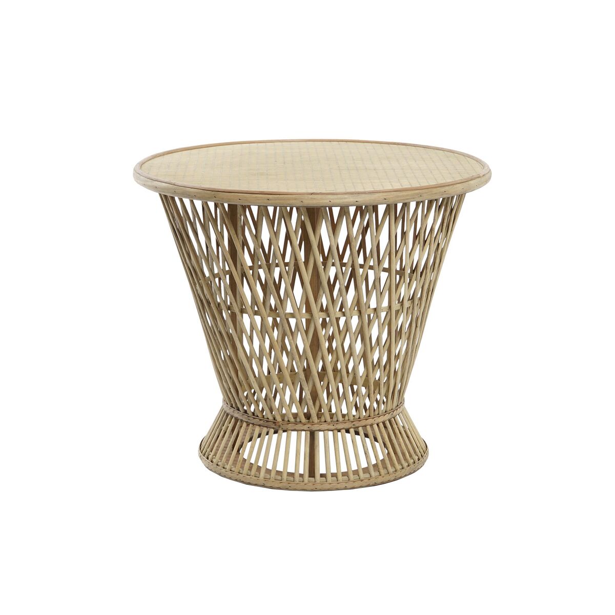 Postranný stolík DKD Home Decor Bambus 60 x 60 x 52 cm