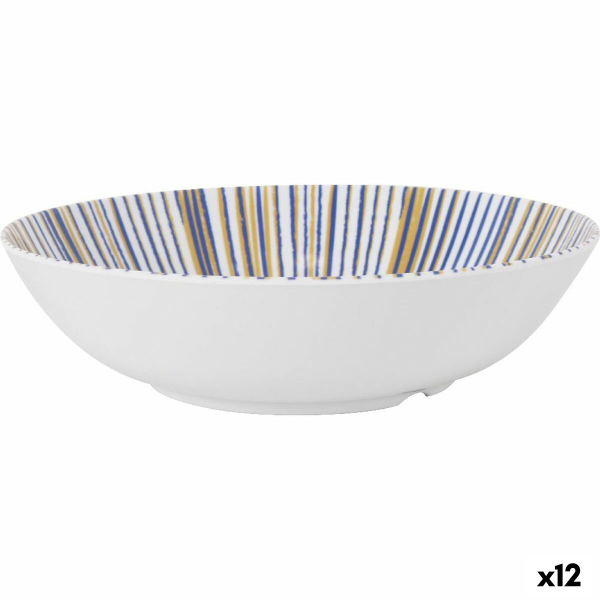 Miska na šalát La Mediterránea Irys Melamin 25 x 6,5 cm (12 kusov)