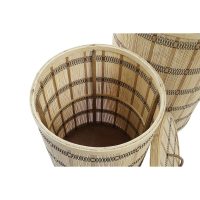 Súprava košíkov DKD Home Decor 40 x 40 x 63 cm Bambus