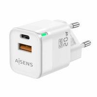 Q0RU9FlNmEbaHR Stenová nabíjačka Aisens ASCH-20W2P002-W Biela 20 W (1 kusov)