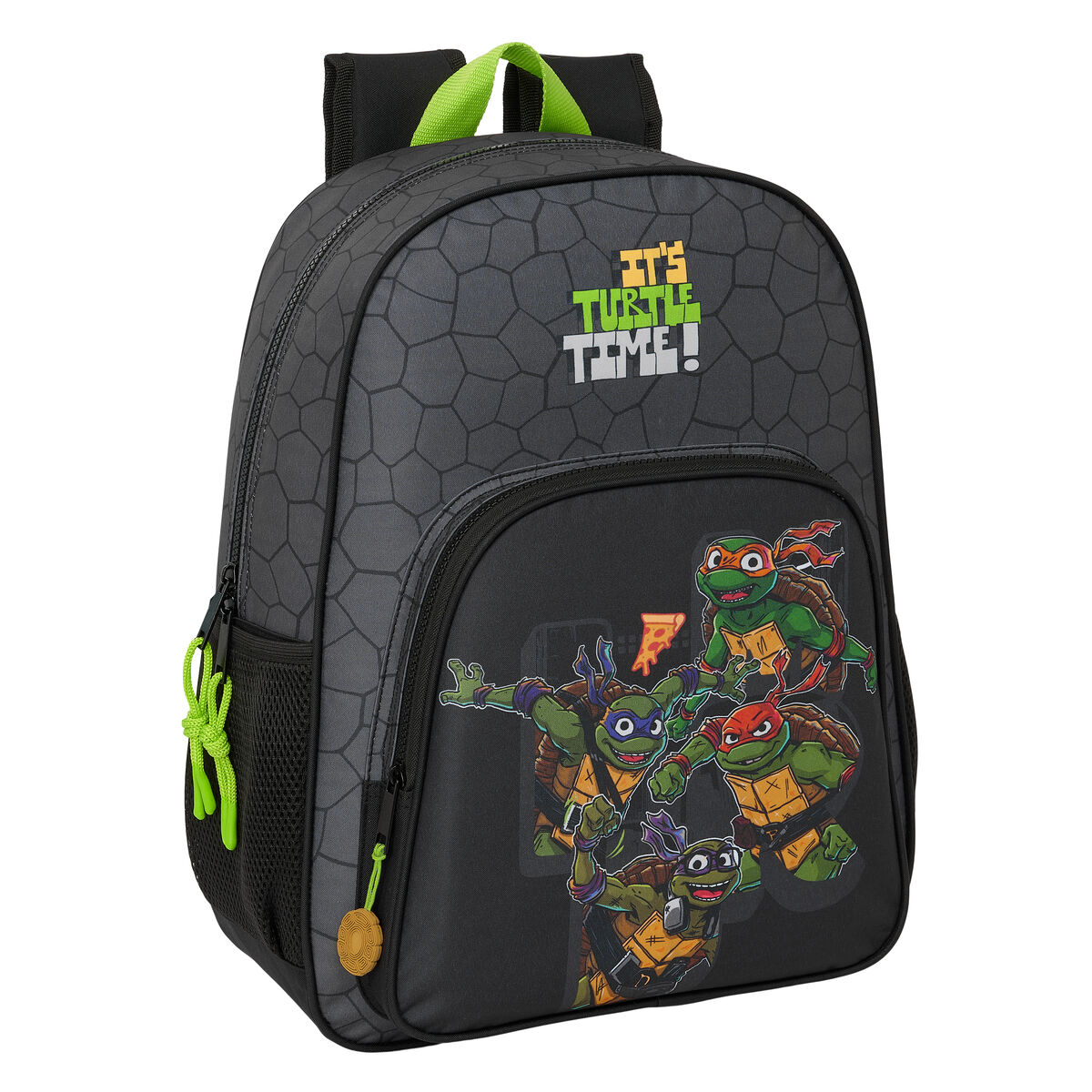 Školský batoh Teenage Mutant Ninja Turtles Čierna Sivá 33 x 42 x 14 cm